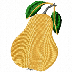 Pear Embroidery Design 5 Pear Embroidery Design 5